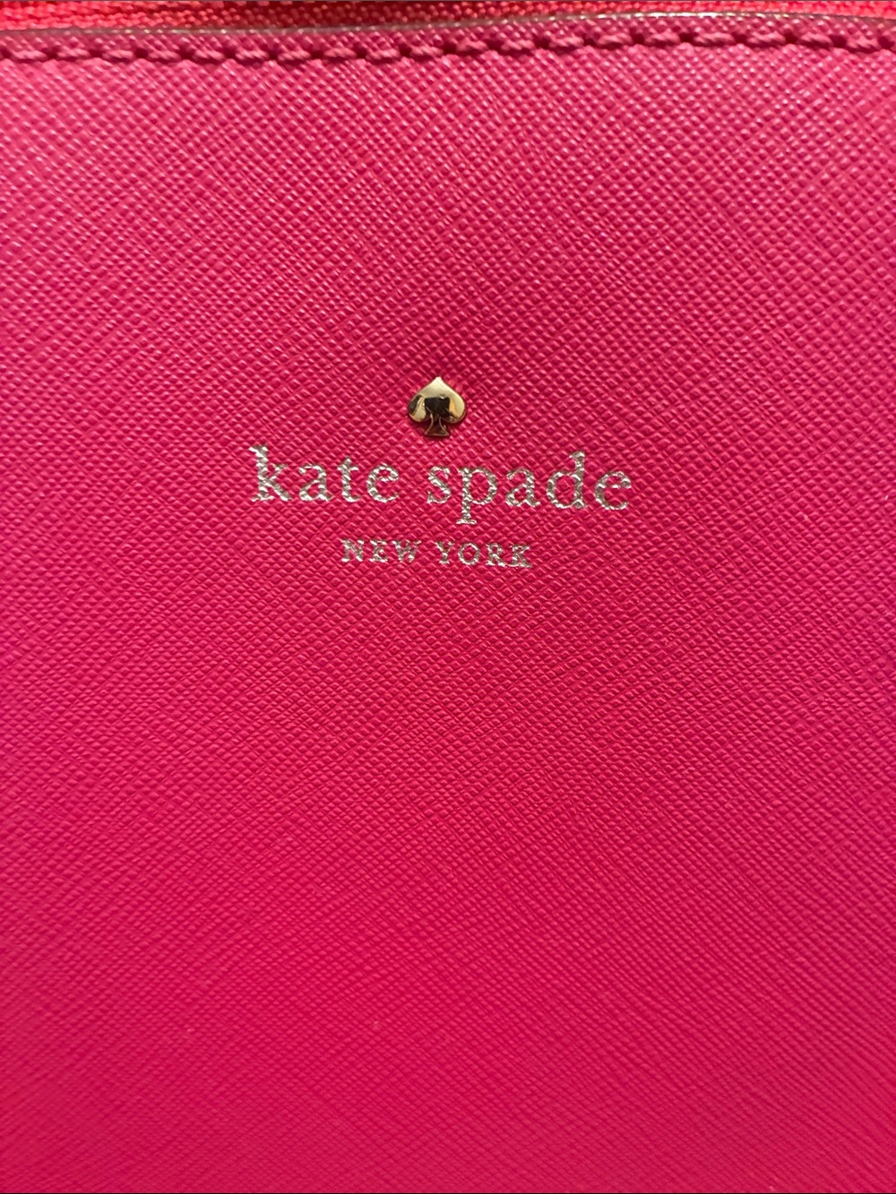 Kate Spade hot pink Dome Satchel Tote in Embossed Leather - Picture 2 of 12